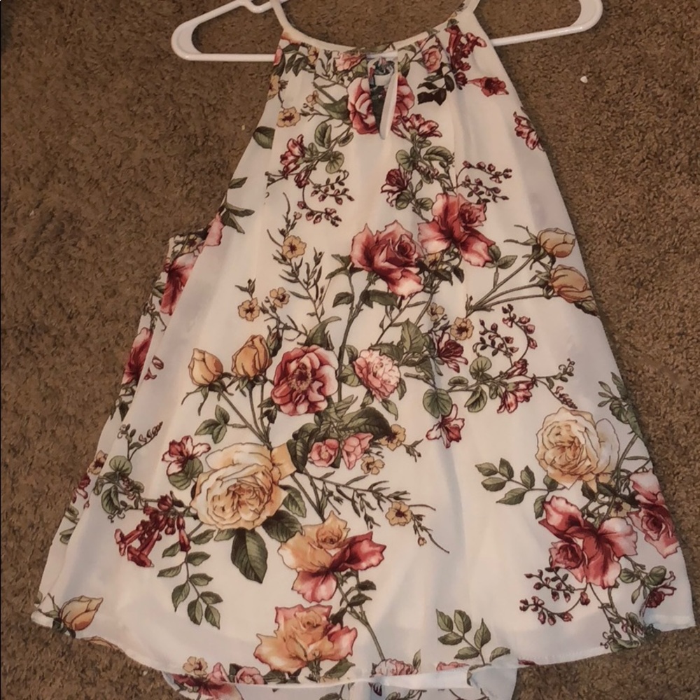 Rose Halter Top